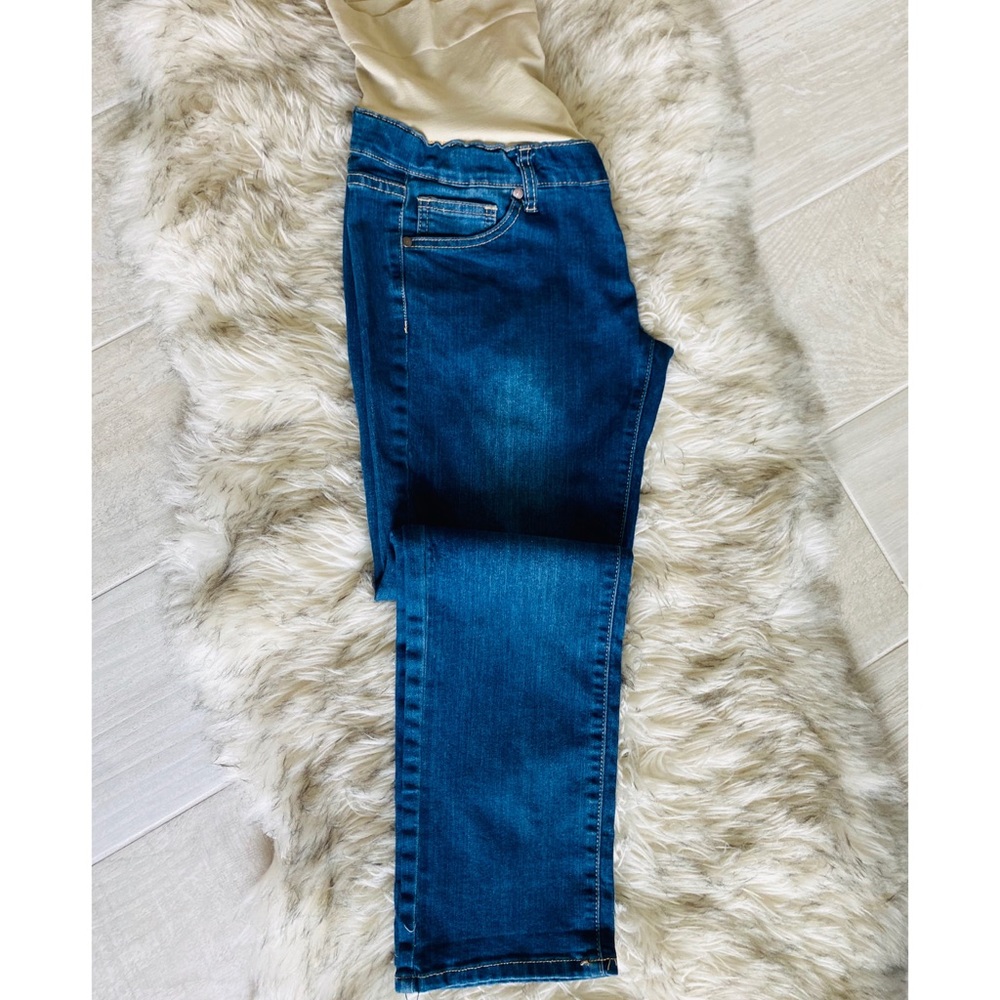 Lilac Denim Maternity Jeans